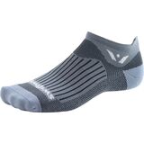 Swiftwick Aspire Zero Tab Sock Black Hi-Viz Wave, XL - Men's
