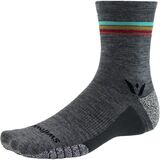 Swiftwick Flite XT Trail Five Sock Heather Sunrise Stripe, XL - Men's
