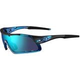 Tifosi Optics Davos Sunglasses Clarion Blue/Ac Red/Clear-Crystal Blue, One Size - Men's