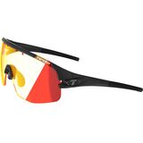 Tifosi Optics Sledge Lite Photochromic Sunglasses Matte Black/Clarion Red Fototec, One Size - Men's