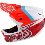 Troy Lee Designs D3 Fiberlite Helmet Slant Red, XXL