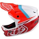 Troy Lee Designs D3 Fiberlite Helmet Slant Red, XL