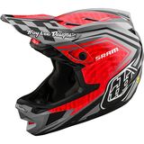 Troy Lee Designs D4 Carbon Mips Helmet Sram Red/Black, L