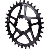 Wolf Tooth Components Drop Stop PowerTrac SRAM Direct Mount Chainring - Boost Black/3mm Offset, 30t