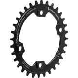 Wolf Tooth Components Drop Stop PowerTrac Shimano Chainring Black, 30t, 96 (XTR M9000) BCD