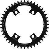 Wolf Tooth Components Drop Stop Shimano Asymmetric Chainring - 110 BCD Black, 42t