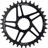 Wolf Tooth Components Shimano 12-Speed Direct-Mount Chainring Black, 30t, 3mm Offset/Boost