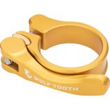 Wolf Tooth Components Quick Release Seatpost Clamp Gold, 36.4mm