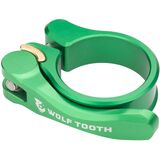 Wolf Tooth Components Quick Release Seatpost Clamp Green, 31.8mm
