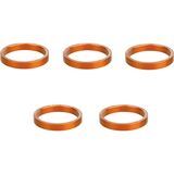Wolf Tooth Components Precision Headset Spacer - 5-Pack Orange, 5mm