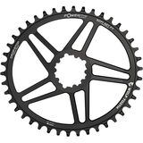Wolf Tooth Components Drop Stop Elliptical Direct Mount SRAM Flattop Chainring Black/6mm Offset, 38t