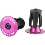 Wolf Tooth Components Alloy Bar End Purple, One Size