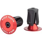 Wolf Tooth Components Alloy Bar End Red, One Size