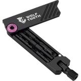 Wolf Tooth Components 6-Bit Hex Wrench Multi-Tool Purple Bolt, One Size