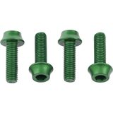 Wolf Tooth Components Water Bottle Cage Bolts Green, One Size