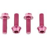 Wolf Tooth Components Water Bottle Cage Bolts Pink, One Size
