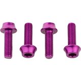 Wolf Tooth Components Water Bottle Cage Bolts Purple, One Size
