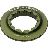 Wolf Tooth Components Centerlock Rotor Lockring - Internal Spline Olive, Centerlock