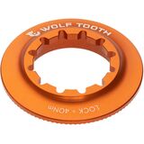 Wolf Tooth Components Centerlock Rotor Lockring - Internal Spline Orange, Centerlock