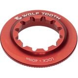 Wolf Tooth Components Centerlock Rotor Lockring - Internal Spline Red, Centerlock