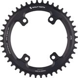 Wolf Tooth Components Drop Stop Asymmetric 4-Bolt GRX Chainring Black, 36t