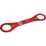 Wheels Mfg Double Ended Bottom Bracket Wrench Red, 16x48.5mm/16x44mm