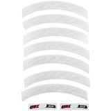 Zipp Decal Set for 303 Matte White, Complete for One Wheel