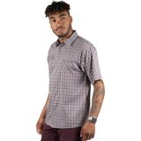 ZOIC District Short-Sleeve Shirt - Men's Red Plaid, S