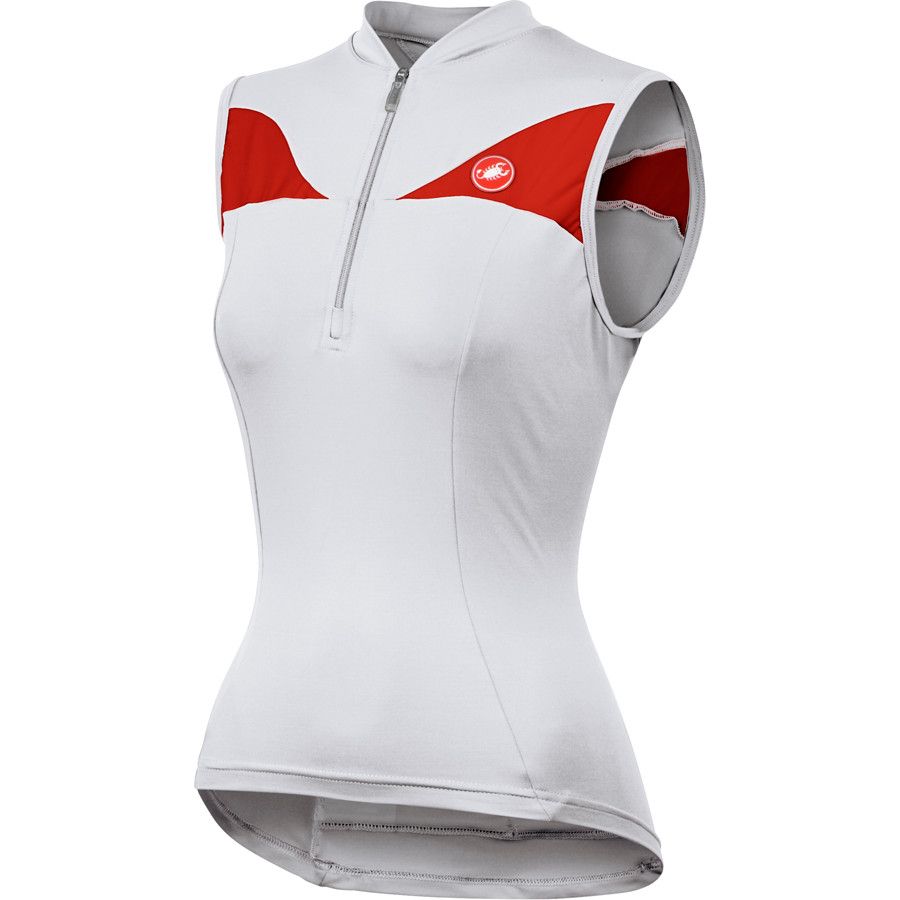 Castelli Desiderio Cycling Jersey HalfZip Sleeveless Women's
