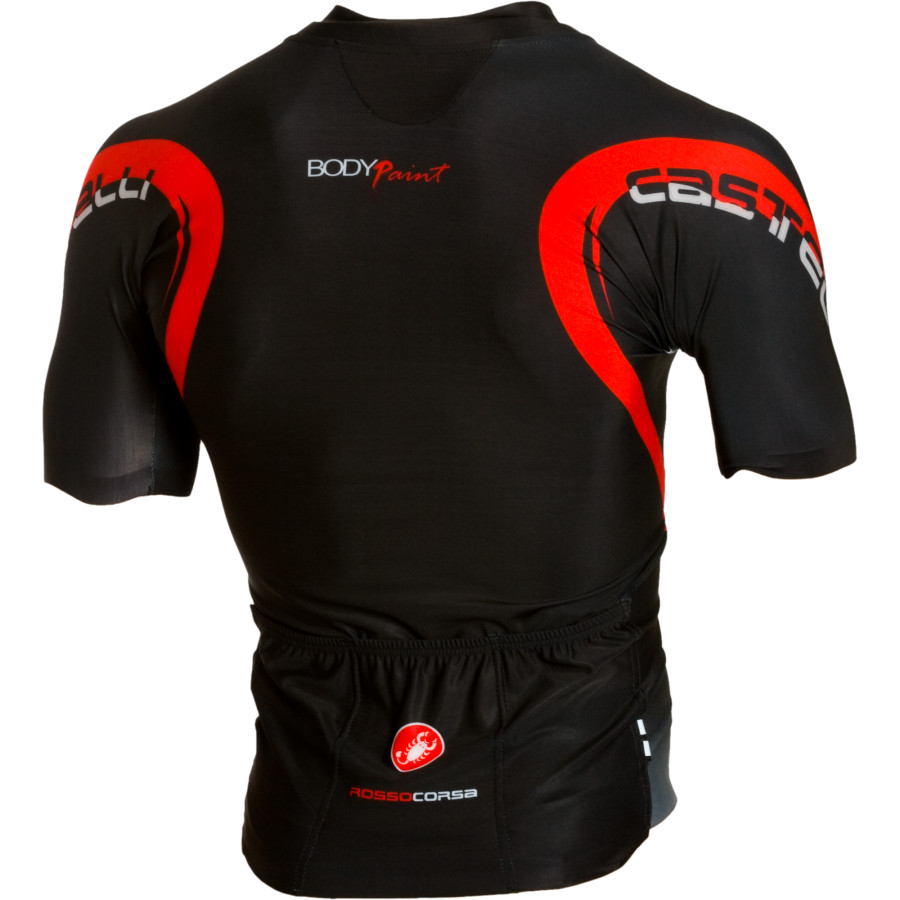 Castelli Body Paint FullZip Jersey ShortSleeve Men's