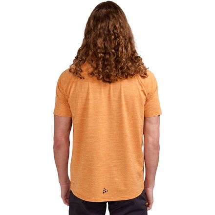 Craft Adv Gravel Short-Sleeve T-Shirt - Men's Desert/Melange, XL