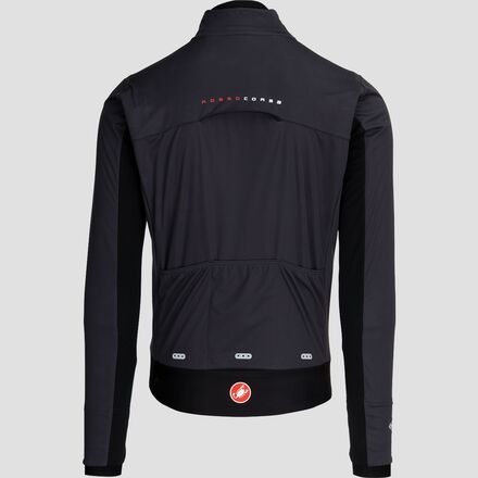 Castelli Alpha Doppio RoS Limited Edition Jacket - Men's Dark Gray/Red/Black Reflex, S