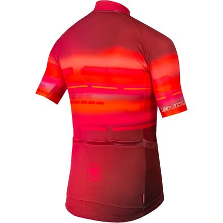 Endura Virtual Texture LTD Short-Sleeve Jersey - Men's Red, L