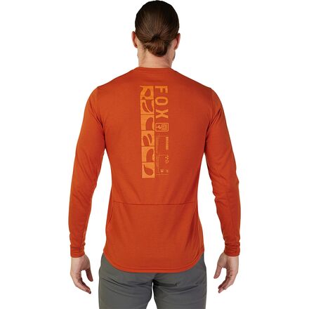 Fox Racing Ranger Dri-Release Long-Sleeve Jersey - Men's Burnt Orange, XL