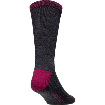 Giordana Merino Wool Tall Socks Grey/Pink, L/45-48 - Men's