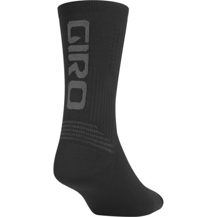 Giro HRC +Grip Bike Sock Black/Charcoal, S - Men's