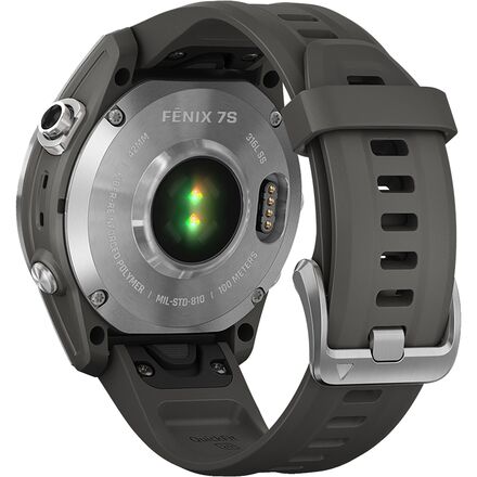 Garmin fenix 7S Stainless Steel Smartwatch Black, S