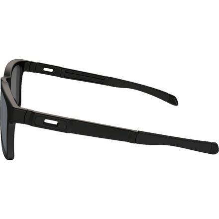 Oakley Catalyst Polarized Sunglasses Matte Black/Black Iridium, One Size - Men's