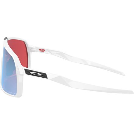 Oakley Sutro Prizm Sunglasses Polished White/PRIZM Snow Sapphire, One Size - Men's