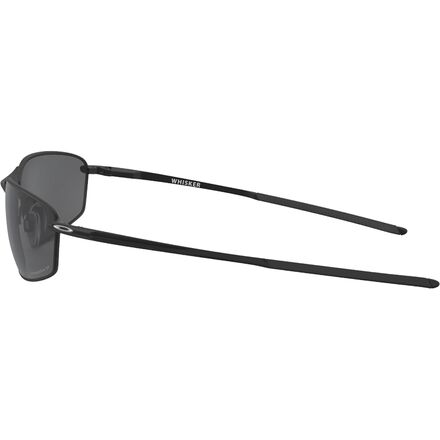 Oakley Whisker Prizm Polarized Sunglasses Satin Black/PRIZM Black Polar, One Size - Men's