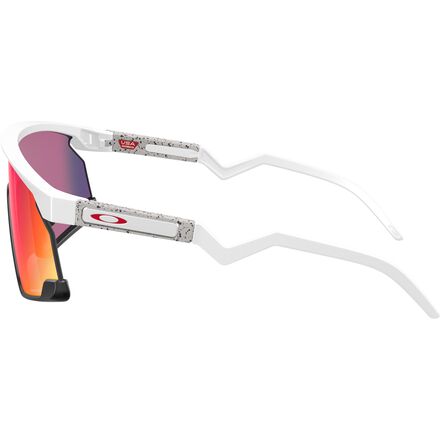 Oakley Bxtr Prizm Sunglasses Matte White/Matte Black w/Prizm Road, One Size - Men's