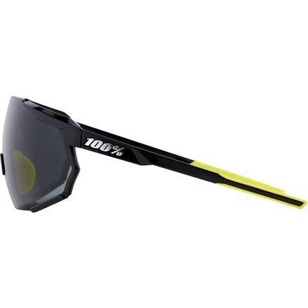 100% Racetrap Cycling Sunglasses Gloss Black, One Size - Men's