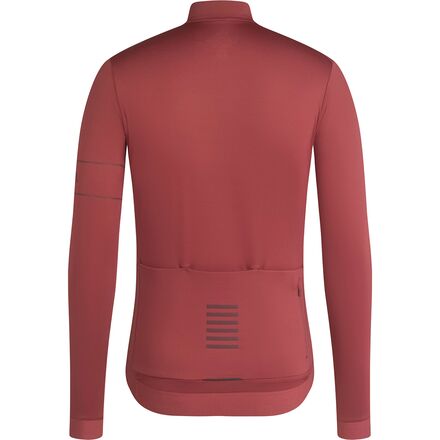 Rapha Pro Team Long-Sleeve Thermal Jersey - Men's Rusty Red/Deep Red, L