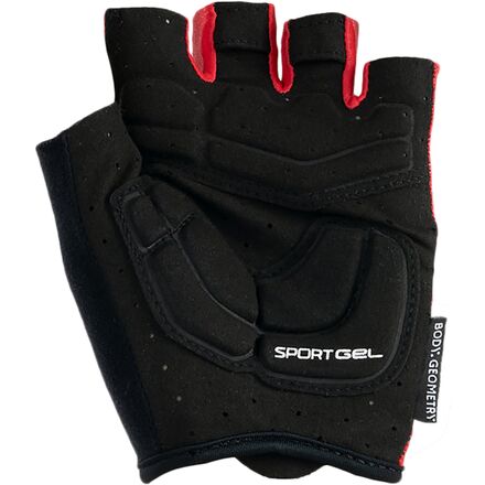 Specialized Body Geometry Sport Gel Short Finger Glove - Women's Red, M