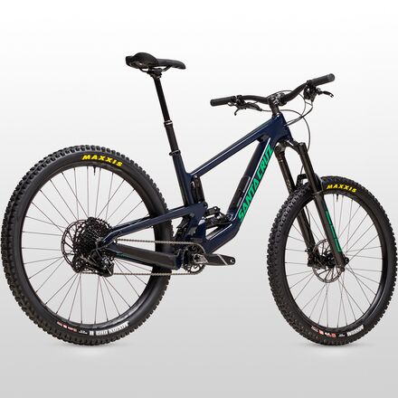 Santa Cruz Bicycles Megatower Carbon C R Mountain Bike Trans Blue, XL