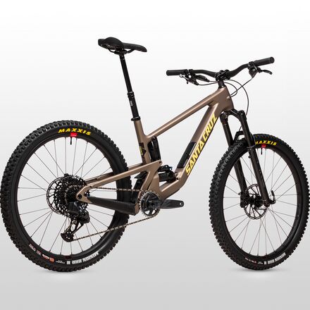Santa Cruz Bicycles 5010 Carbon C GX Eagle AXS Reserve Mountain Bike Matte Nickel, XL