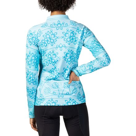 Terry Bicycles Thermal Full Zip Long-Sleeve Jersey - Women's Linky/Teal, XS