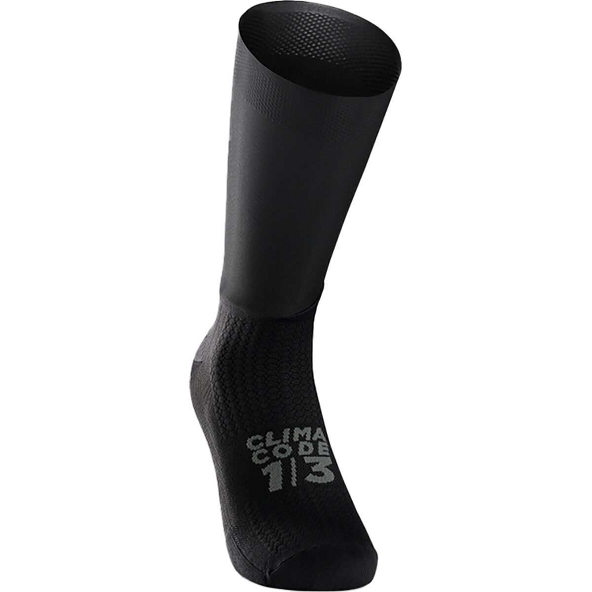 Assos Assos GTO Sock Black Series, 0 - Men's