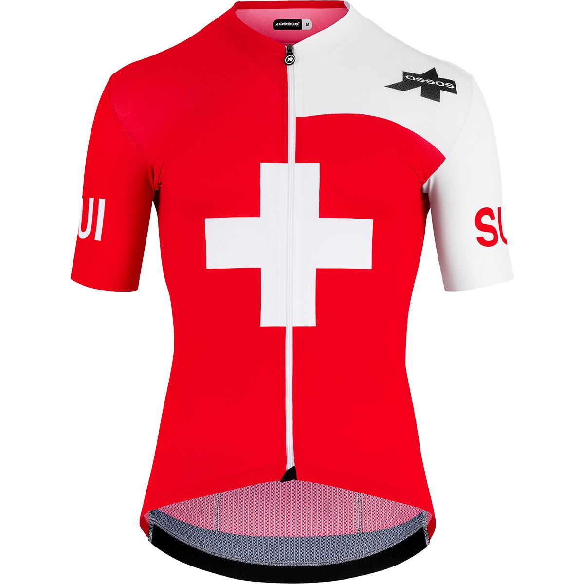 Assos Assos SUISSE FED S9 TARGA Jersey - Men's National Red, M