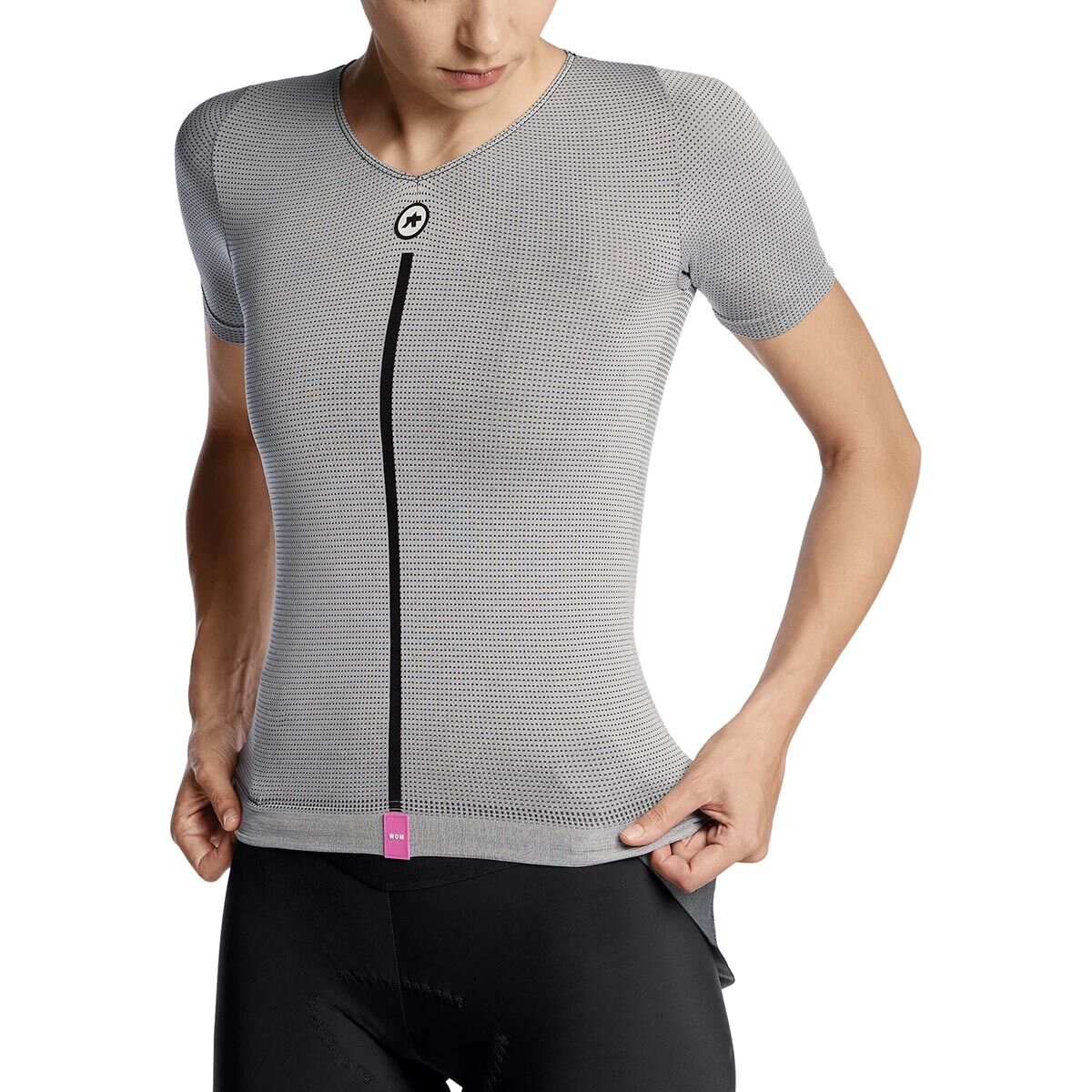 Assos 1/3 Short-Sleeve P1 Base Layer - Women's Grey Series, XXS/XS